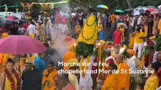 Marche sur le feu a Ste Suzanne