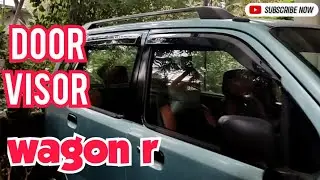DOOR VISOR INSTALLING | WAGON R @rahuldesires6031