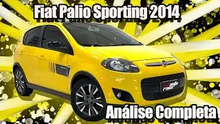 Fiat Palio Sporting Interlagos 2014 Amarelo: An&aacute;lise Completa com Teto Solar | Caio Foto