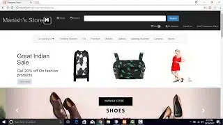 how to run php project online shopping using xampp server