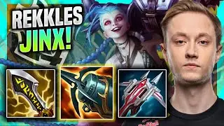 REKKLES TRIES SOME JINX! - G2 Rekkles Plays Jinx ADC vs Seraphine! | Season 11