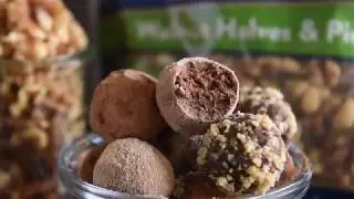 Healthy Chocolate Walnut Truffles