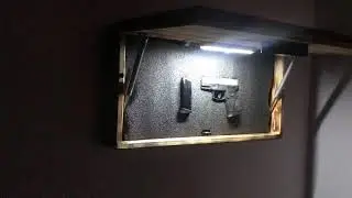 American Flag Wall Hanging Gun Safe