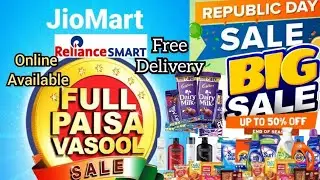Jio Mart Republic day special sale upto50% off || Jio Mart online shopping || Jio Mart buy1get1 sale