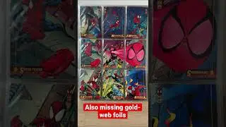 1994 Fleer The Amazing Spider-Man Set.😍 #shorts #marvelcards
