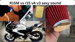 как заменить воздушный фильтр в r15 v4? Звук супербайка r15m? Звук воздушного фильтра r15m от hid...