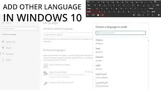 Add other language in windows 10 Tagalog Tutorial