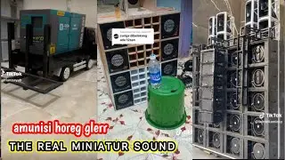 TERLATIH HOREG SEJAK DINI‼️OPERATOR LOSS‼️BOTOL SAMPAI JATUH‼️reaction miniatur sound#miniatur#sound