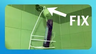 SHOWER CADDY DIY - How to Keep Your Shower Caddy from Falling!