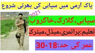 Pak army new jobs 2021||Govt clerk sopy cock join the soldier  2021