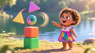 Learn Shapes at Magic Lake 🔺🌊 | Fun Kids Song | Playful Learning Adventure