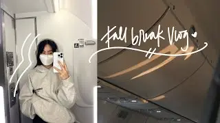 FALL BREAK VLOG | seeing friends and family, relaxing, eating real food again...etc.
