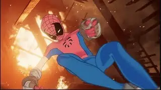 Spider Man Saves Aunt May In Spider Clan Suit