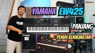 PENUH KENIKMATAN..!!, YAMAHA PSR EW425, seri terbaru, panjang 73 keys, ada input mic dan efek vokal