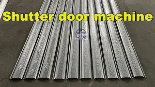 Rolling shutter door roll forming machine | door slat roll forming machine | shutter patti machine