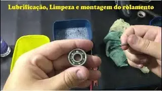 Limpeza do rolamento selado | Rolamento 6000 | Lubrifica&ccedil;&atilde;o do rolamento.