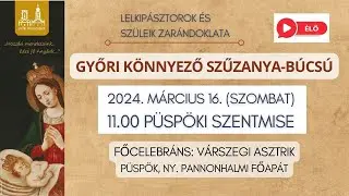 Püspöki szentmise - Várszegi Asztrik püspök,  ny. pannonhalmi főapát