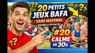 20 petits jeux BAFA rapides et efficaces - animyjob.com