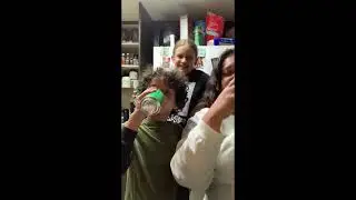 Chug the sprite challenge #notsure #why #fun #sisters 