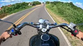 Viagem de Denver 250 da shineray nova moto do Canal