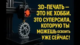 ⚙️ 3D-печать &mdash; это не хобби. Это суперсила, которую ты можешь освоить уже сейчас!Или