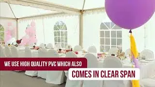 Frame Tents for Sale | World Best PVC Marquee Structure Tent Setup #weddingtent #partytent