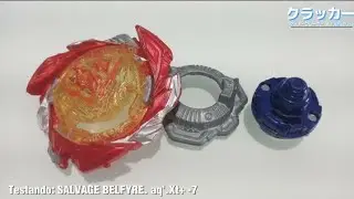 Testando Combo #3 SALVAGE VALTRYEK. Aq'.Xt+ -7 - [Beyblade Burst]