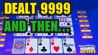 Absolutely UNREAL Dreamcard Poker Play on DDB Video Poker