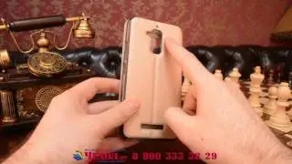 Фирменный оригинальный чехол-книжка для ASUS ZenFone 3 Max &rlm;ZC520TL