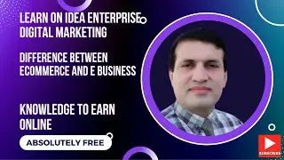 difference between ecommerce and e business | comparison of ecommerce and e business