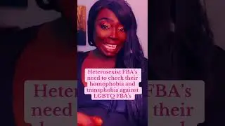 FBA Black American Transgender Queen set the record straight about LGBTQ 🏳️&zwj;⚧️ 🏳️&zwj;🌈FBA lineage