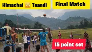 BIG  Final Match 🔥Himachal  🆚️ Taandi🔥 super high voltage volleyball Match at Pandoh 
