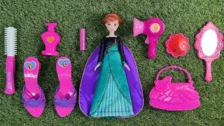 Disney Doll Collection | Frozen Elsa and Anna, Belle, Ariel | Unboxing Disney Mattel playset