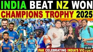 Pakistani Shocking Reaction on India Beat New Zealand Final CT 2025 | Ind vs NZ | Pak Reacts
