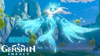 OCEANID: WATER BOSS | F2P FRIENDLY DEFEATING TUTORIAL | GENSHIN IMPACT | MHS