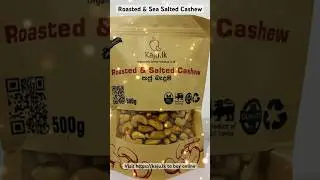 Roasted & Sea Salted Cashew by Kaju.lk