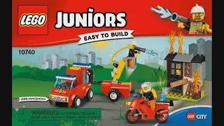 LEGO Juniors 10740 Fire Patrol Suitcase - instruction timelapse