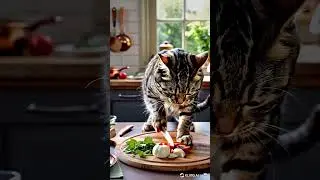 Cat Makes Spaghetti at Home #cutethings #cat #cute #animal #animallovers #food
