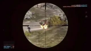 Bf4 Epic sniper to IED to Tank Explosion kill.
