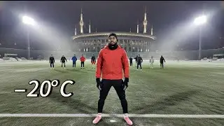playing football in &ndash;20&deg;C 🥶 VLOG 🇷🇺