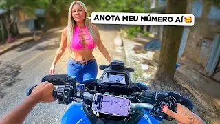 AS PASSAGEIRAS DA UBER ADORAM ANDAR NA TRACER 900 SÓ O CANO 🤭