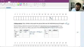 Hash Functions and Hash Tables