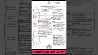OU DEGREE 6th SEM Regular and backlogs examination time table June/July 2022