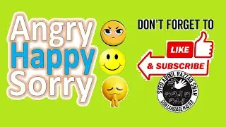 Angry | Happy | Sorry | Pakistan Sign Language by SARS - SLM