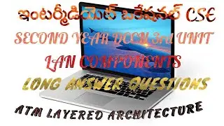 INTERMEDIATE VOCATIONAL COURSE CSE ATM LAYERED ARCHITECTURE