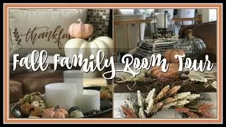 Fall Family Room Tour | Fall Home Tour 2018