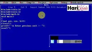 Create electricity bill using c programming