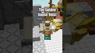 The Heist for the Golden Goose 🪿✨ #roblox #growagarden #robloxmemes #shorts