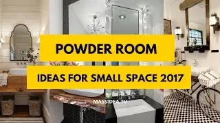 45+ Best Powder Room Ideas for Small Space 2017