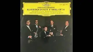 Brahms Piano Quintet In F Minor Op. 34&mdash; Christoph Eschenbach & Amadeus-Quartet [1968 Recording]